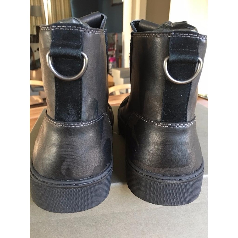 ALLSAINTS MEN'S CIRCUIT MILITARY CAMO HI-TOP BOOT SHOES SZ. UK 7 - Picture 9 of 11
